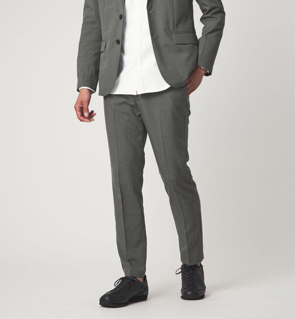 UNITED ARROWS green label relaxing「【WEB限定】JUST fit ドライポリエステル ナロー セットアップ -吸水速乾-」|テーラードジャケット|