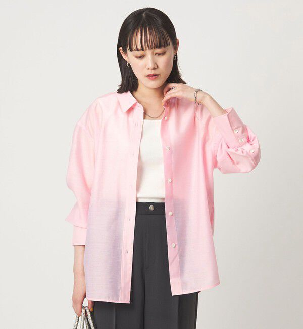 UNITED ARROWS green label relaxing「［size SHORTあり］ミルフィーユデイリーシャツ」|シャツ・ブラウス|