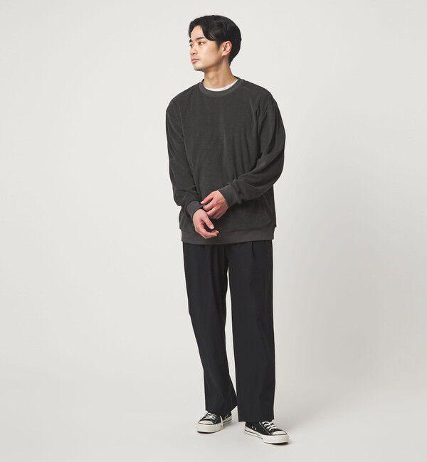 UNITED ARROWS green label relaxing「メランジ パイル クルーネック カットソー」|Tシャツ・カットソー|