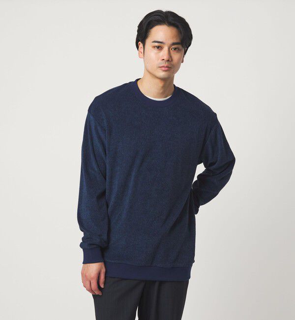 UNITED ARROWS green label relaxing「メランジ パイル クルーネック カットソー」|Tシャツ・カットソー|