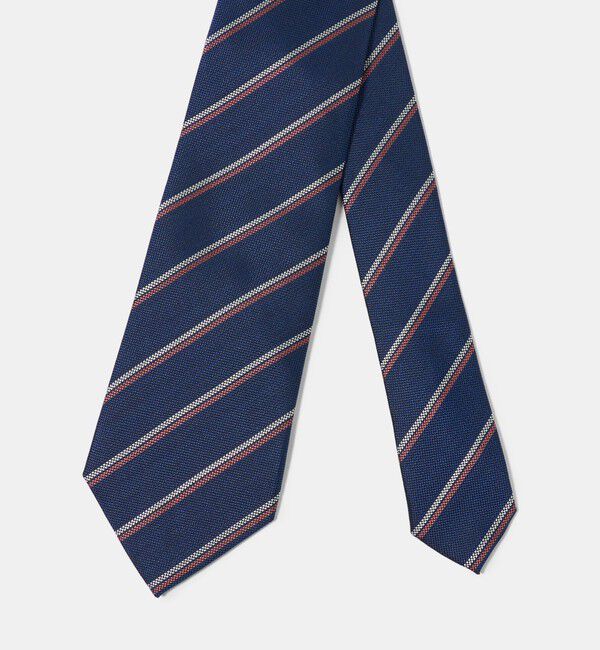 UNITED ARROWS green label relaxing「GLR シルク3 8.0cm ストライプ1 ネクタイ」|ネクタイ・蝶ネクタイ|