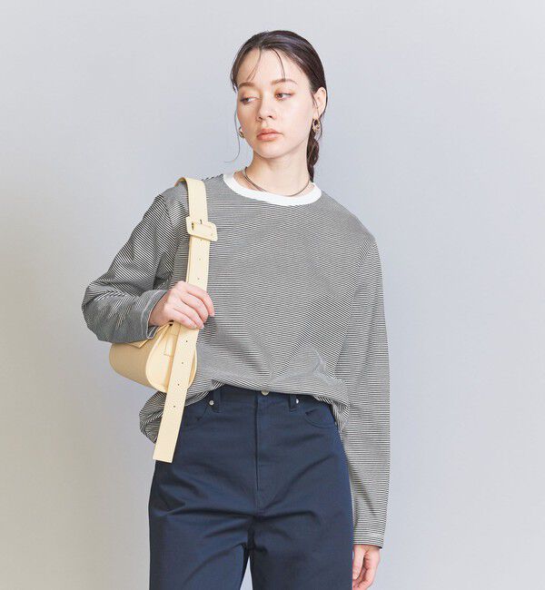 BEAUTY&YOUTH UNITED ARROWS「コットン天竺 ロングスリーブ カットソー」|Tシャツ・カットソー|