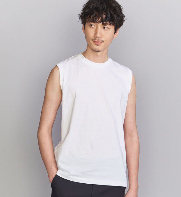 BEAUTY&YOUTH UNITED ARROWS「【WEB限定】KOUKIN ノースリーブ クルーネック【抗菌・防臭】」|タンクトップ|