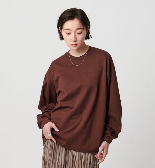 BEAUTY&YOUTH UNITED ARROWS「【WEB限定】フィッシュ ロングスリーブ Tシャツ」|Tシャツ・カットソー|MD.BROWN
