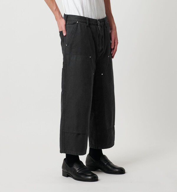 ガーメントダイ ダック ダブルニー アンクル パンツ（MONKEY TIME