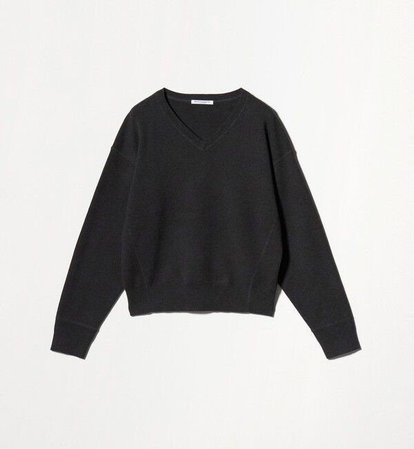 BEAUTY&YOUTH UNITED ARROWS「ソフトコットン Vネック スムース ニットプルオーバー ウォッシャブル」|ニット・セーター|