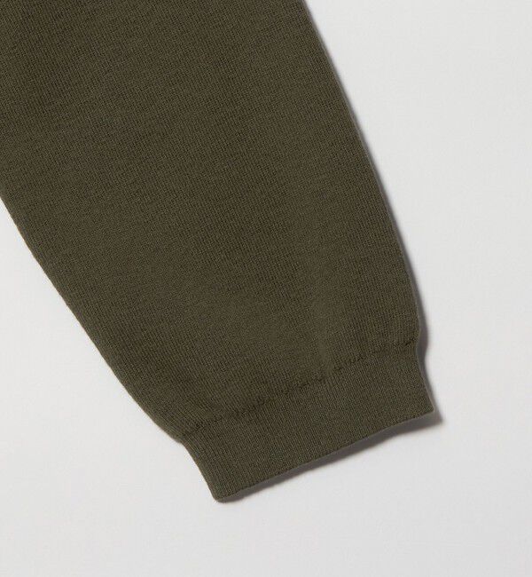 STEVEN ALAN「＜Steven Alan＞コットンカシミヤ ラッフル ポロニット」|ニット・セーター|