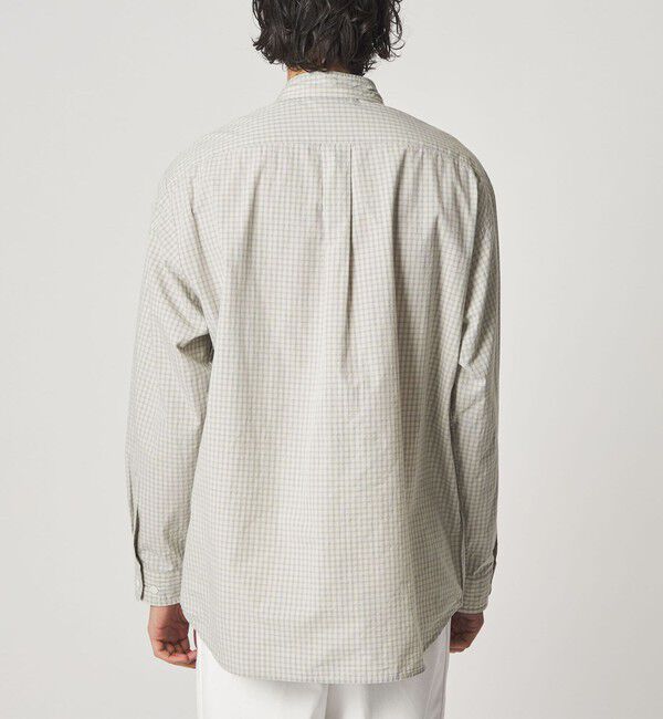 STEVEN ALAN「＜Steven Alan＞ オーガニックコットン マイクロチェック リバースシーム シャツ LOOSE」|シャツ・ブラウス|