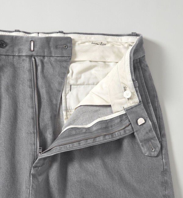 STEVEN ALAN「＜Steven Alan＞ 13.5oz デニム インツープリーツ ドレス トラウザーズ」|スラックス|