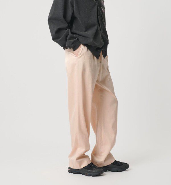 BEAUTY&YOUTH UNITED ARROWS「サテンドロースト ワイドパンツ ウォッシャブル」|その他|