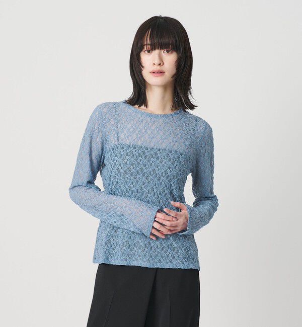 BEAUTY&YOUTH UNITED ARROWS「フラワーレース プルオーバー」|Tシャツ・カットソー|COBALT