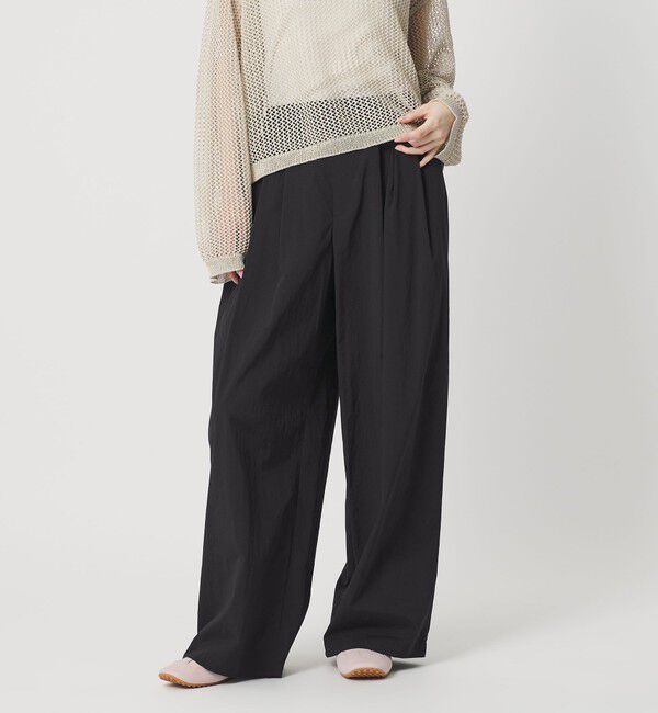 BEAUTY&YOUTH UNITED ARROWS「ナイロンコットン ワイドタックパンツ ウォッシャブル」|その他|