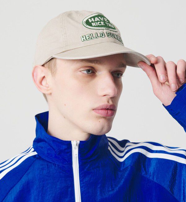 BEAUTY&YOUTH UNITED ARROWS「＜HELLO SUNRISE＞HAVE A NICE TRIP オーバル ロゴ キャップ」|キャップ・キャスケット|BEIGE