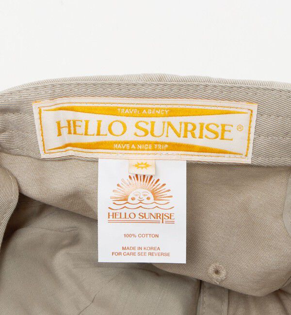 BEAUTY&YOUTH UNITED ARROWS「＜HELLO SUNRISE＞HAVE A NICE TRIP オーバル ロゴ キャップ」|キャップ・キャスケット|
