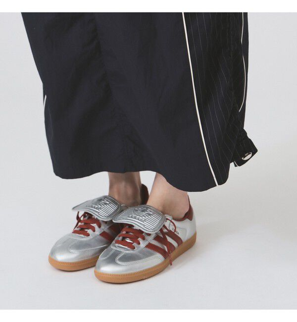 Ray BEAMS 「ストライプ キリカエ トラックスカート」|スカート|