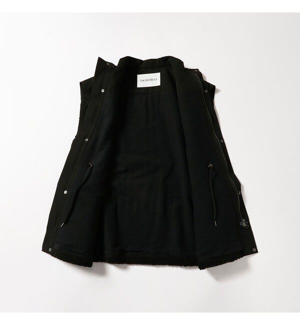 Demi-Luxe BEAMS 「VACHEMENT / タフタ ボア ベスト」|ダウン|