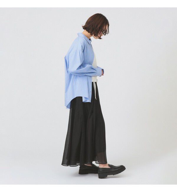 Ray BEAMS 「シアー エアリー フレア スカート」|スカート|