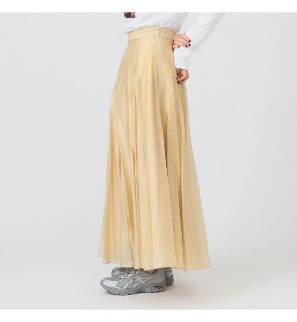 Ray BEAMS 「シアー エアリー フレア スカート」|スカート|