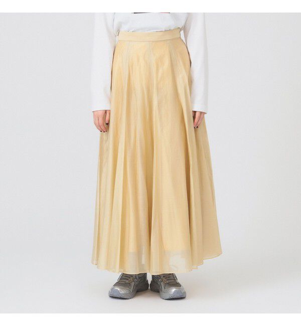 Ray BEAMS 「シアー エアリー フレア スカート」|スカート|