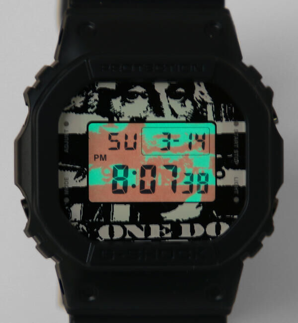 BEAMS「G-SHOCK / KOUSUKE KAWAMURA &times; BEAMS T 別注 DW 5600-E ''1 dollar bill shredded&rsquo;&rsquo;」|腕時計|