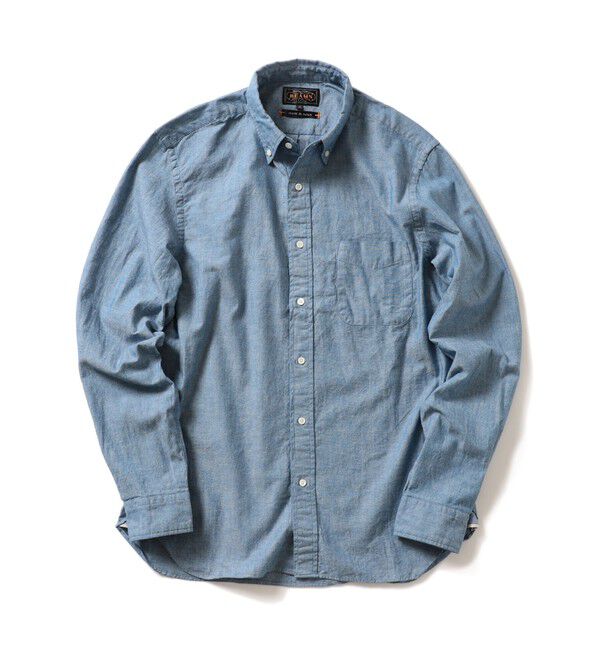 BEAMS PLUS「BEAMS PLUS / シャンブレー ボタンダウン シャツ」|シャツ・ブラウス|CHAMBRAY