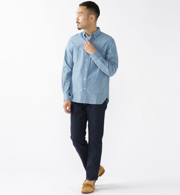 BEAMS PLUS「BEAMS PLUS / シャンブレー ボタンダウン シャツ」|シャツ・ブラウス|