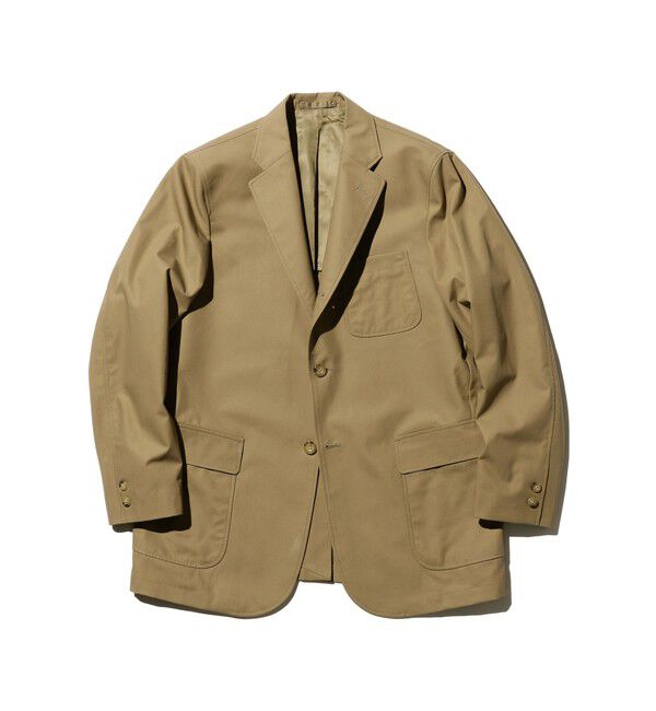 BEAMS PLUS「BEAMS PLUS / 3B Box-Fit Jacket High Density Cotton」|テーラードジャケット|BEIGE