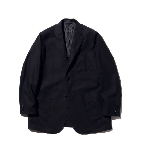 BEAMS PLUS「BEAMS PLUS / 3B Box-Fit Jacket High Density Cotton」|テーラードジャケット|NAVY