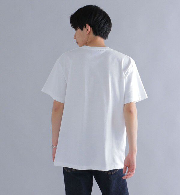 SHIPS「【WEB限定】SHIPS: マイクロ SHIPSロゴ ポケット Tシャツ」|Tシャツ・カットソー|