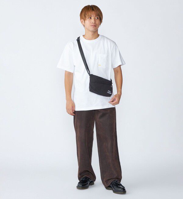 SHIPS「【WEB限定】SHIPS: マイクロ SHIPSロゴ ポケット Tシャツ」|Tシャツ・カットソー|