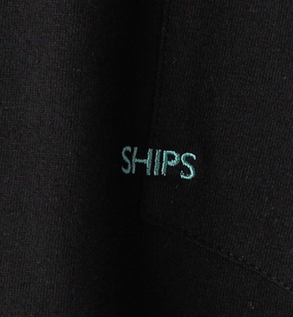 SHIPS「【WEB限定】SHIPS: マイクロ SHIPSロゴ ポケット Tシャツ」|Tシャツ・カットソー|
