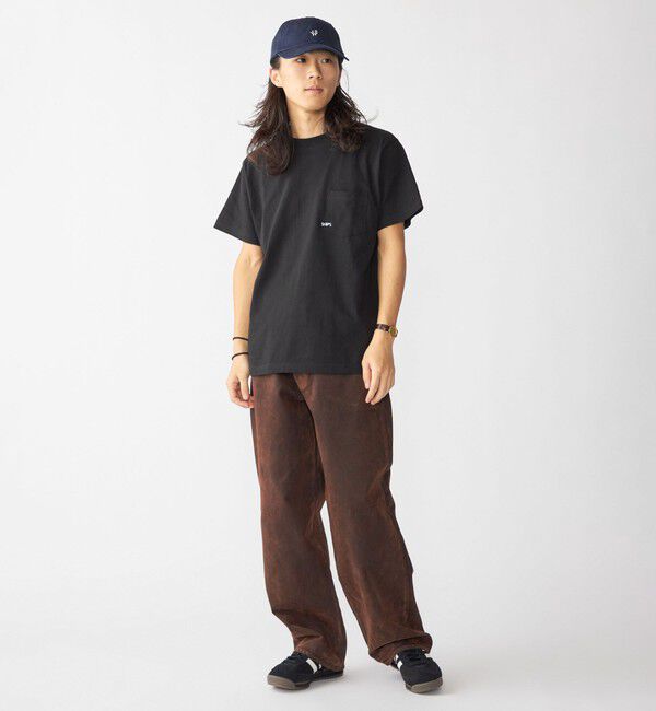 SHIPS「【WEB限定】SHIPS: マイクロ SHIPSロゴ ポケット Tシャツ」|Tシャツ・カットソー|