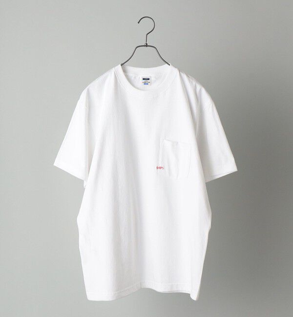 SHIPS「【WEB限定】SHIPS: マイクロ SHIPSロゴ ポケット Tシャツ」|Tシャツ・カットソー|