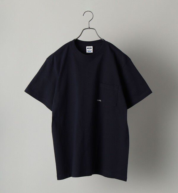 SHIPS「【WEB限定】SHIPS: マイクロ SHIPSロゴ ポケット Tシャツ」|Tシャツ・カットソー|