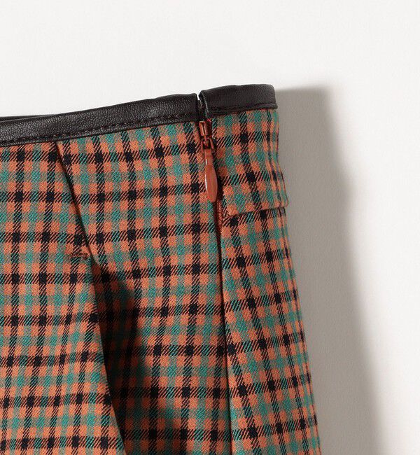 SHIPS any「SHIPS any:〈ウォッシャブル〉チェック スティック ミディ スカート」|タイト|