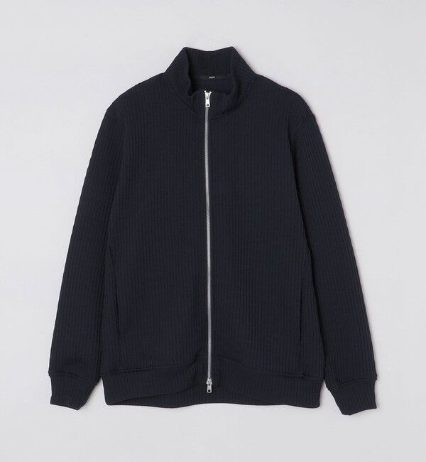 SHIPS「SHIPS: クォーター ゲージ ハイジップ スタンドブルゾン カーディガン」|カーディガン|
