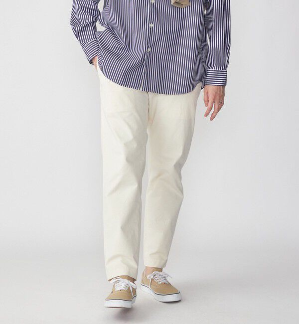 SHIPS「SHIPS: コンパクト ピーチ ストレッチ イージー パンツ」|チノ|