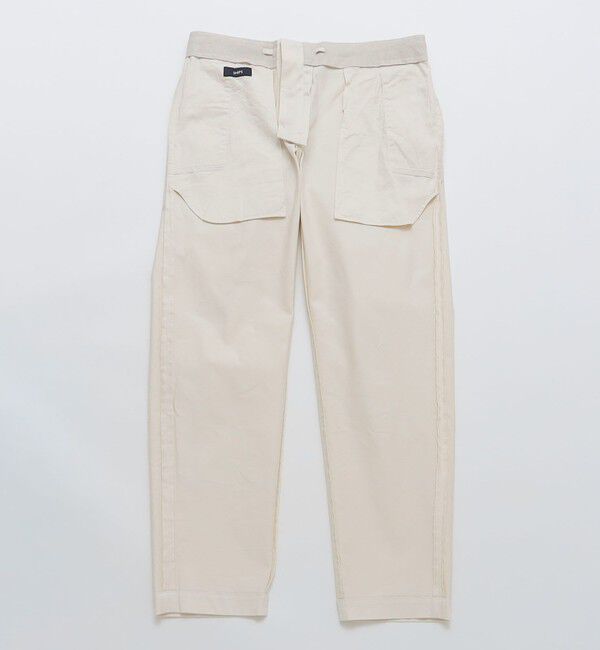 SHIPS「SHIPS: コンパクト ピーチ ストレッチ イージー パンツ」|チノ|