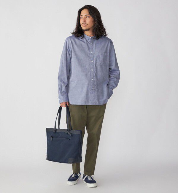 SHIPS「SHIPS: コンパクト ピーチ ストレッチ イージー パンツ」|チノ|