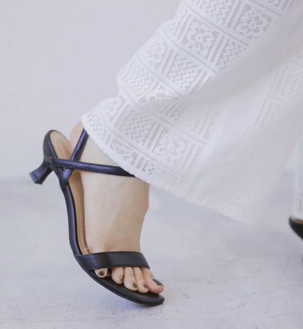 quaranciel「quaranciel: ストラップ ヒール サンダル」|サンダル|