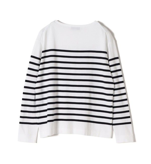 SHIPS for women「SHIPS Primary Navy Label:〈手洗い可能〉スヴィン ボーダー ボートネック ニット」|ニット・セーター|