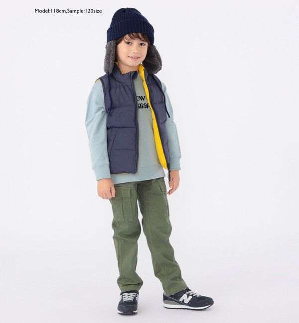 SHIPS KIDS「SHIPS KIDS:100～130cm / リサイクル ダウン ベスト」|ダウンベスト・ベスト|