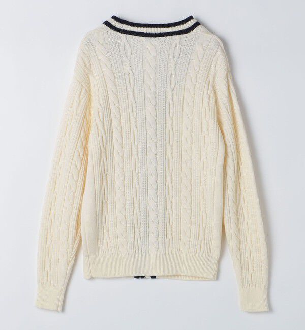 SHIPS「SHIPS: 奥山メリヤス チルデン ニット カーディガン」|カーディガン|