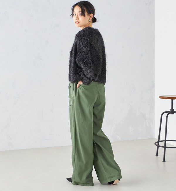 SHIPS for women「〈手洗い可能〉ラメ ショート カーディガン ◇」|カーディガン|