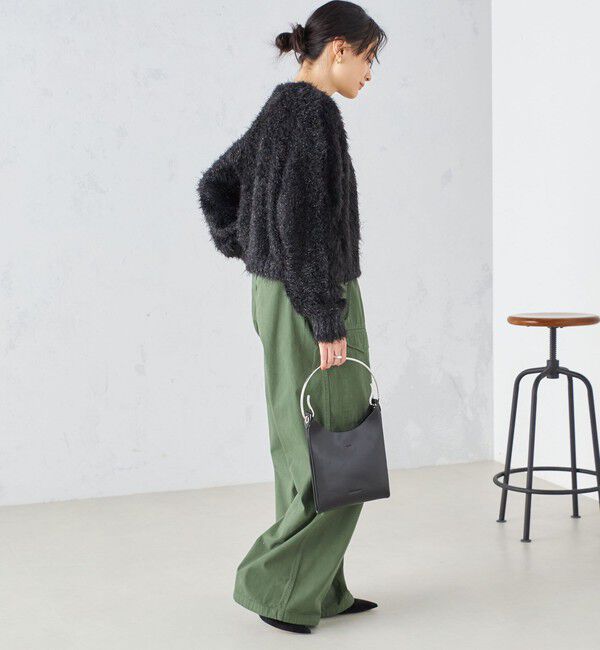 SHIPS for women「〈手洗い可能〉ラメ ショート カーディガン ◇」|カーディガン|