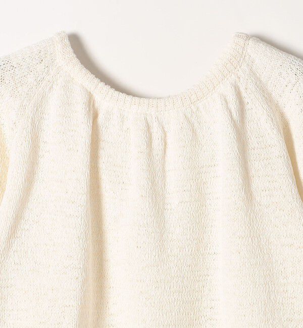 SHIPS any「SHIPS any:〈手洗い可能〉テープヤーン バックリボン ニット プルオーバー」|ニット・セーター|