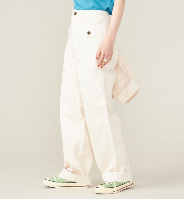 SHIPS for women「SHIPS NINE CASE:〈洗濯機可能〉ミリタリー パンツ ◇」|カーゴ|