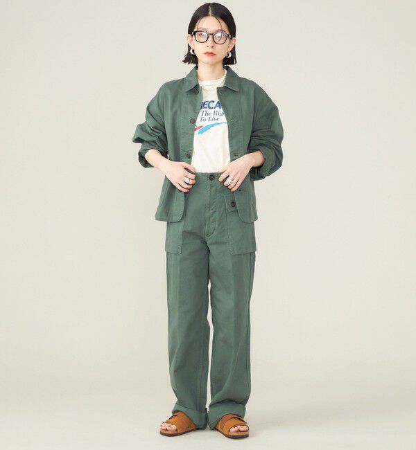 SHIPS for women「SHIPS NINE CASE:〈洗濯機可能〉ミリタリー パンツ ◇」|カーゴ|