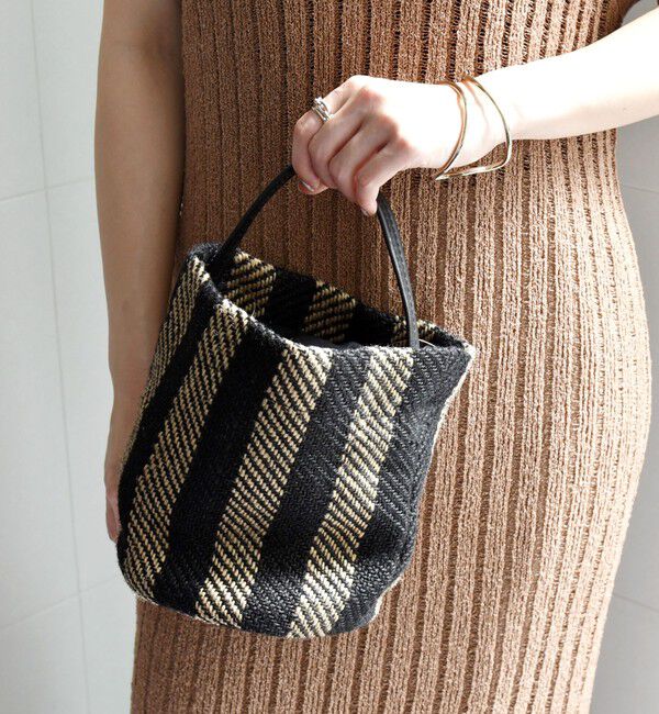 SHIPS any「TARANGO: ジュート ラウンド バッグ」|ハンドバッグ|