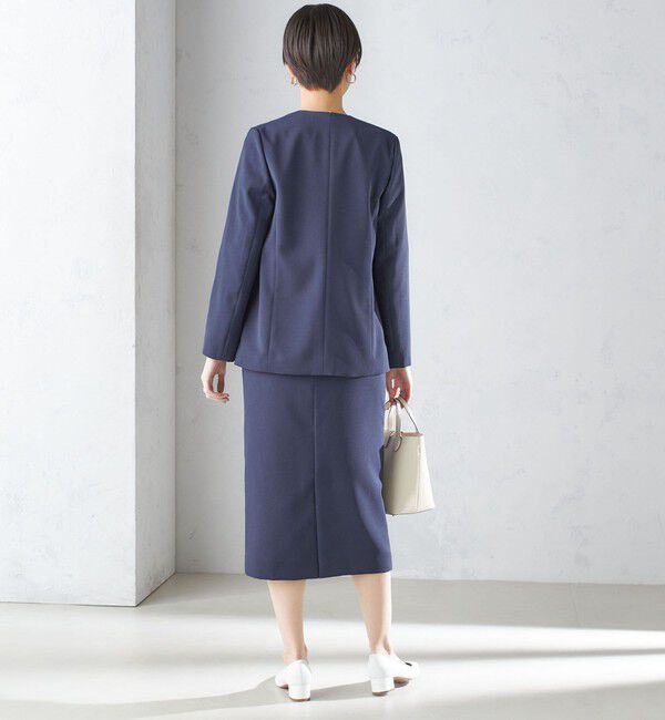 SHIPS for women「〈手洗い可能／撥水加工／接触冷感〉フロント ステッチ タイト スカート（セットアップ対応）」|スカート|